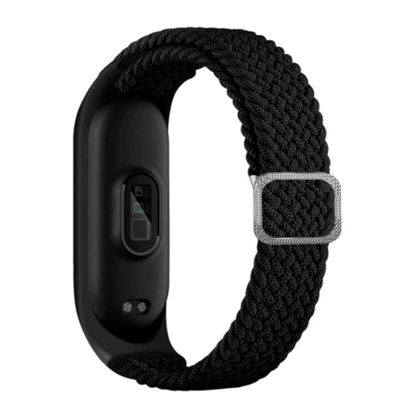 Correa de Nylon Trenzado compatible con Xiaomi Mi Band 5 - Negro