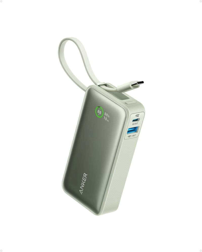 Powerbank Anker Nano 10000mAh 30W con cable USB-C integrado