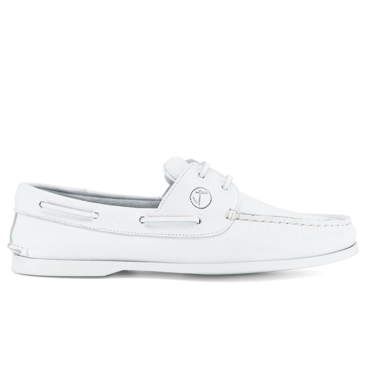 Zapato náutico Knude en piel genuina con suela de goma natural