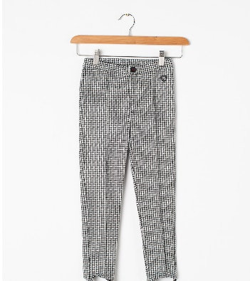 Leggings a cuadros para niña