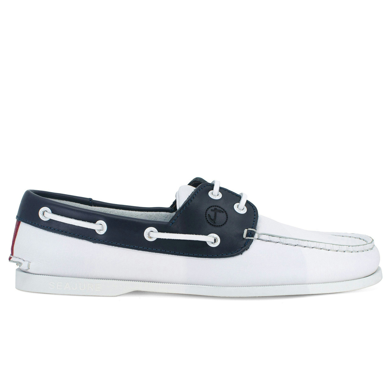 Zapato boat Navagio en piel genuina con suela de caucho natural