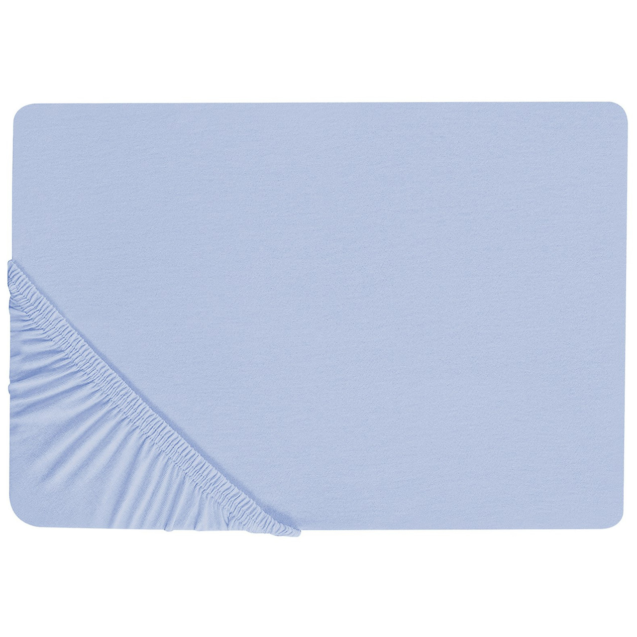 Sábana ajustable Janbu algodón azul