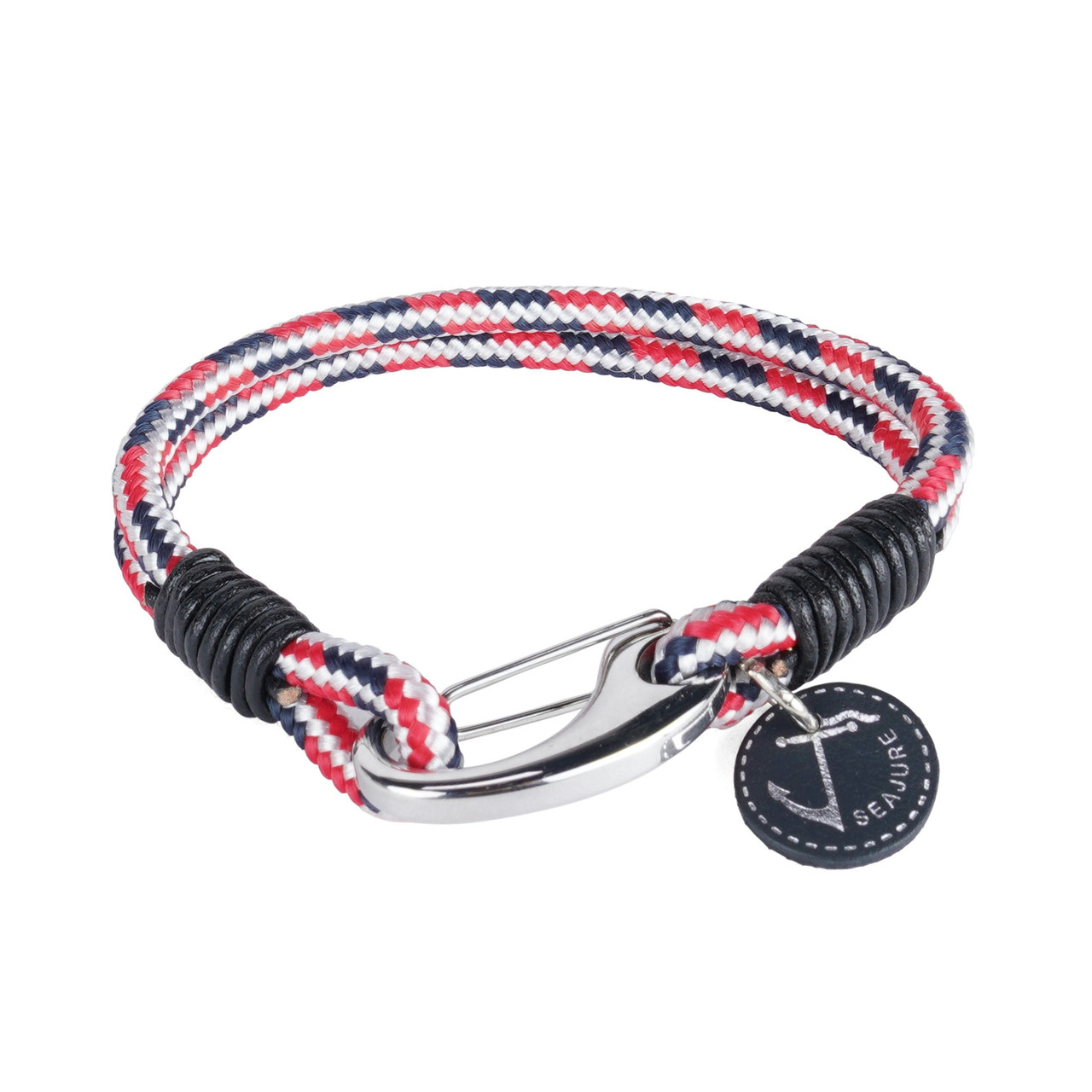 Pulsera náutica Maui en algodón con acero inoxidable