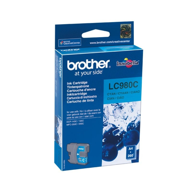 Tinteiro Original BROTHER Cyan LC980C