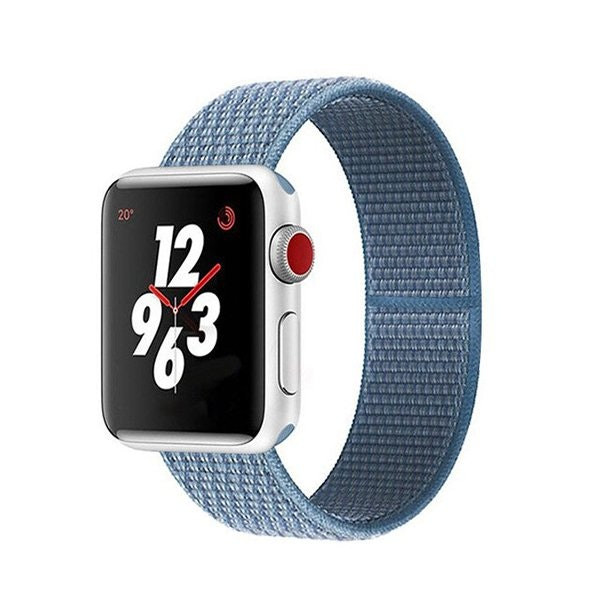 Correa NylonSense compatible con Apple Watch Series 4 40mm Azul