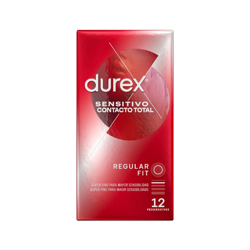 Durex Preservativos Sensitivo Contacto Total x12