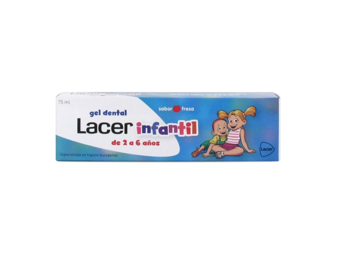 Pasta De Dentes Lacer Infantil Morango (75 Ml)