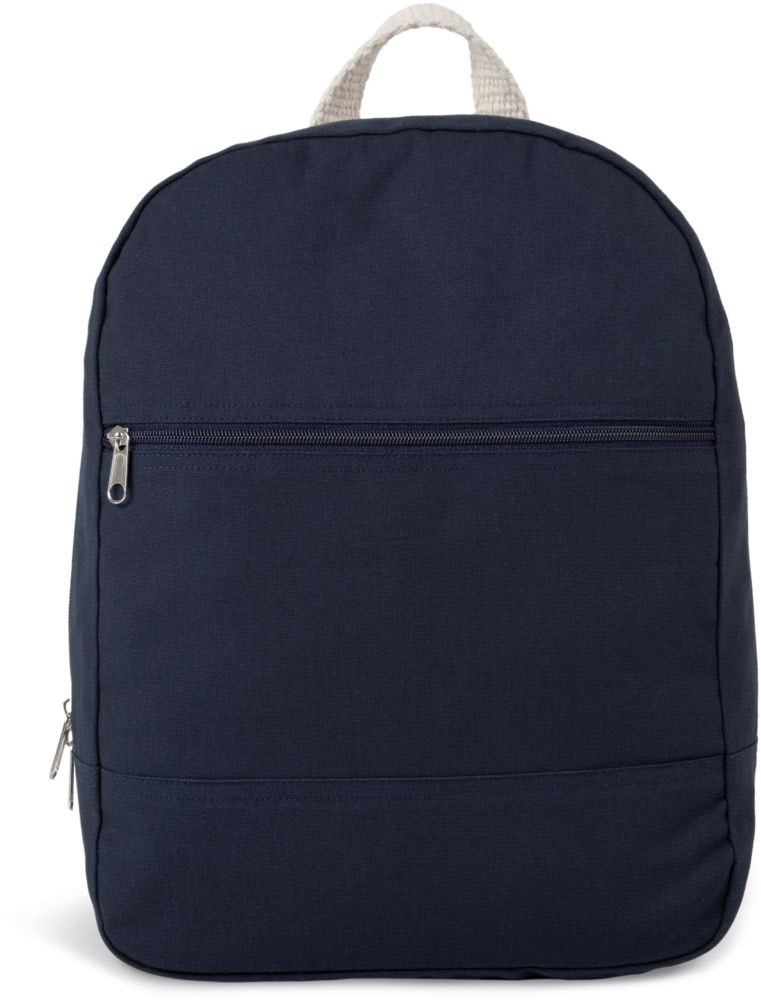 Cotton backpack with contrast base