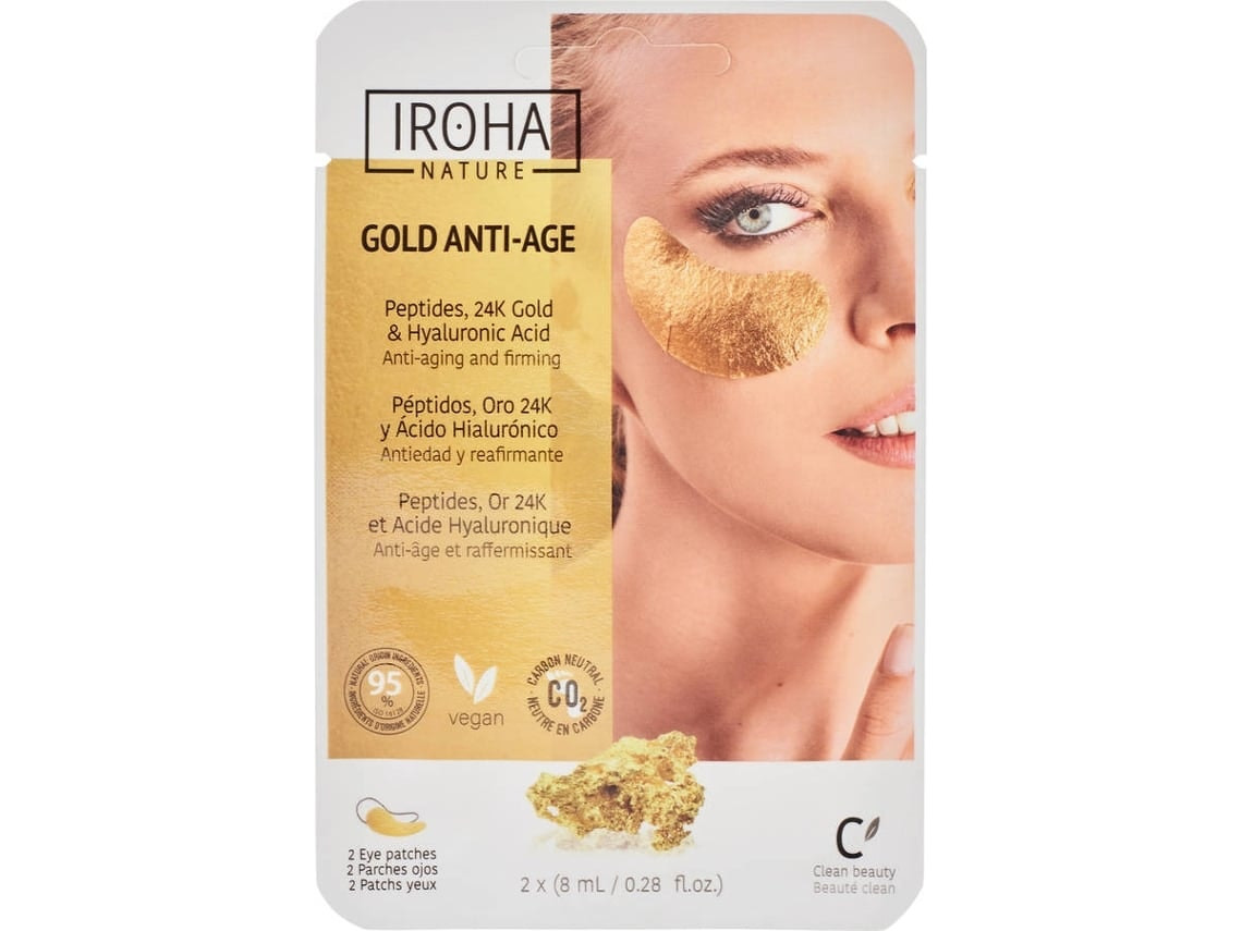 Patch Para O Contorno Dos Olhos Gold Iroha (2 Uds)