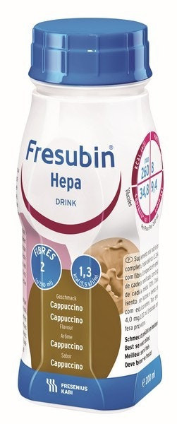 Hepa Dr solución nutricional hipercalórica cappuccino (4 x 200 mL)
