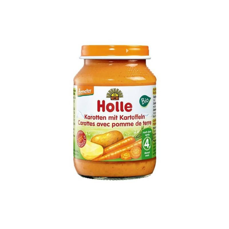 Organic carrot and potato puree 190g