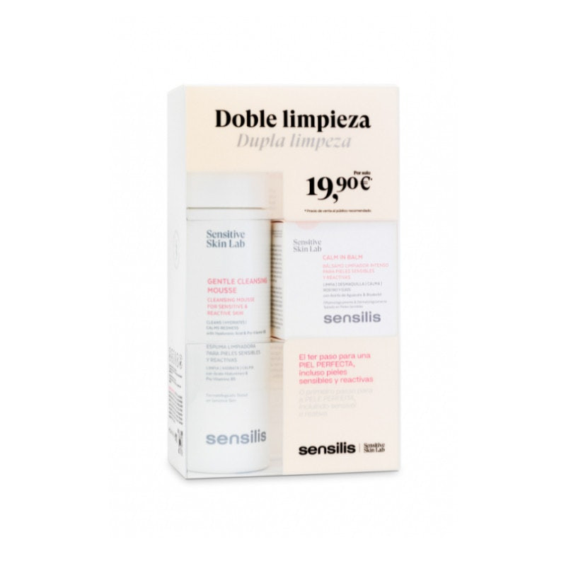 Pack Doble Limpieza Gentle Cleansing Mousse 200ml + Calm In Balm 25ml