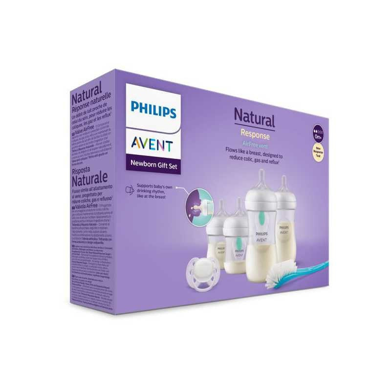 Set regalo Natural Response AirFree para bebé (biberones, chupete, cepillo)