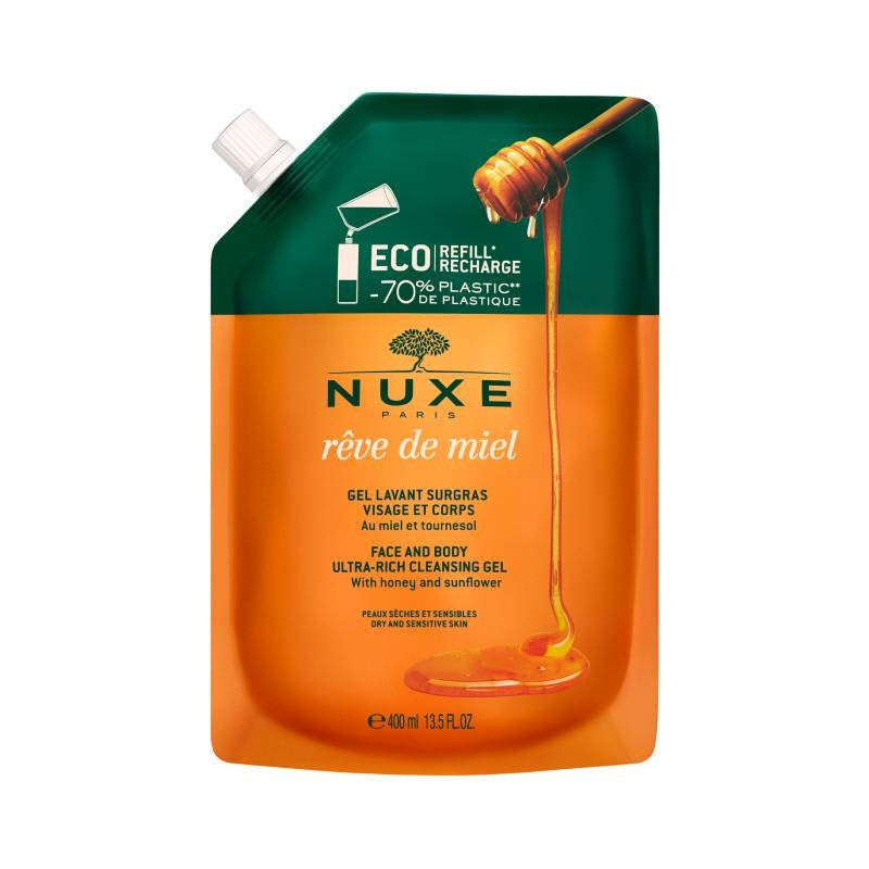 Gel limpiador recarga ECO Rêve de Miel 400 ml