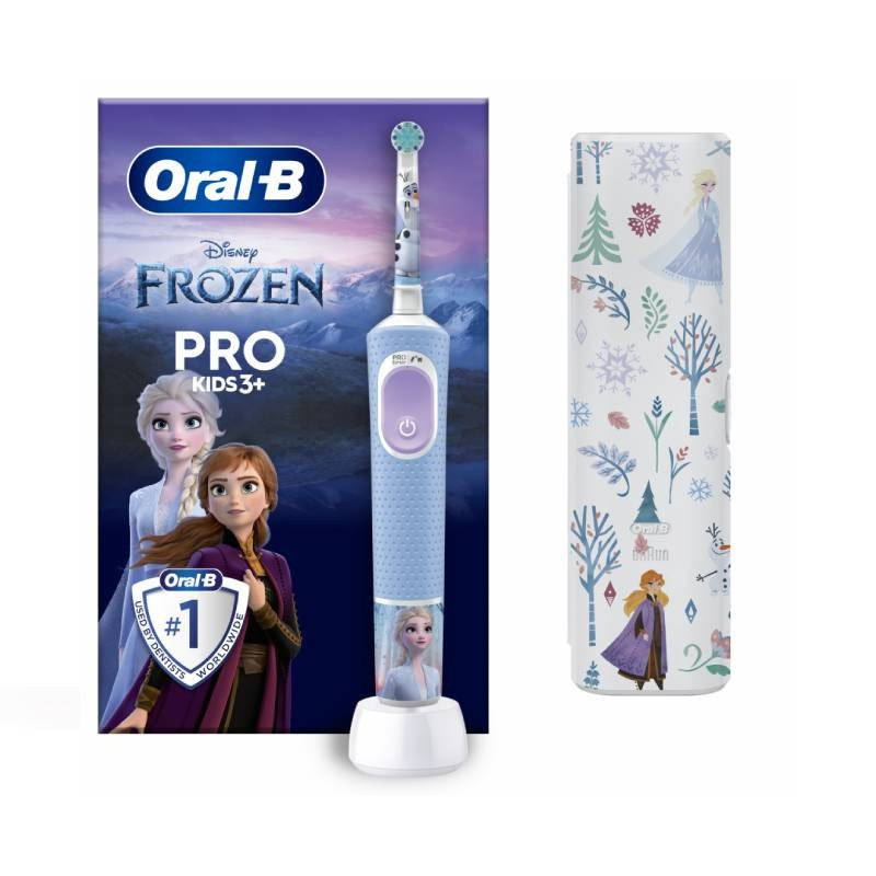 Escova de Dentes ORAL B Kids Pro Frozen + Estojo 1Un