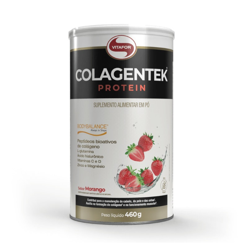 Vitafor Colagentek Protein Bodybalance Morango 460g