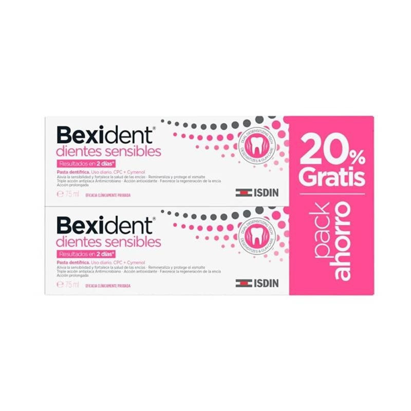 Pasta Dentífrica Dientes Sensibles pack de 2 x 75 ml