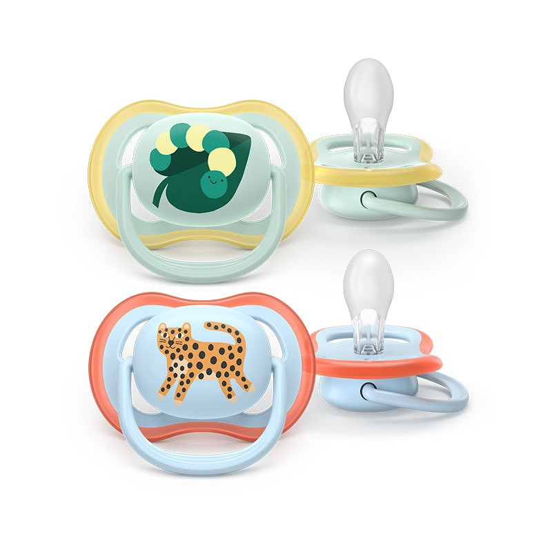 Chupete Ultra Air silicona 0–6 meses pack de 2