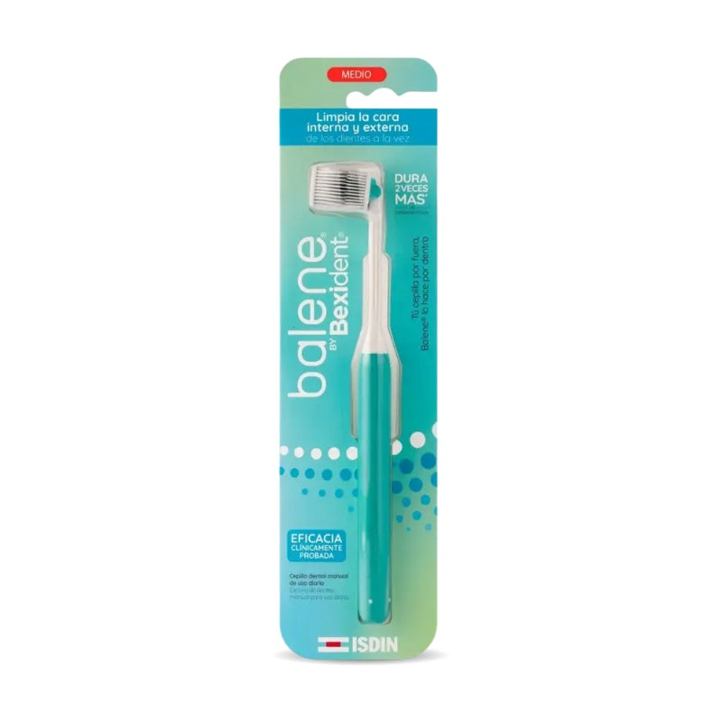 Cepillo de dientes medio para encías sensibles verde