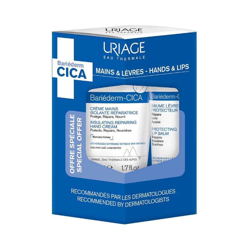 Bariéderm Cica Crema de Manos 50ml y Bálsamo Labial 15ml