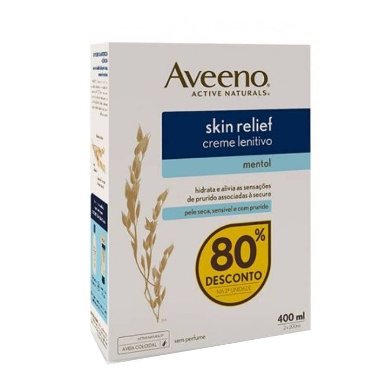 Crema Hidratante Lenitiva con Mentol Duo 2 x 200 ml