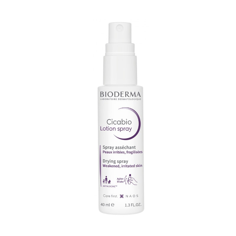 Cicabio lotion spray for irritated skin