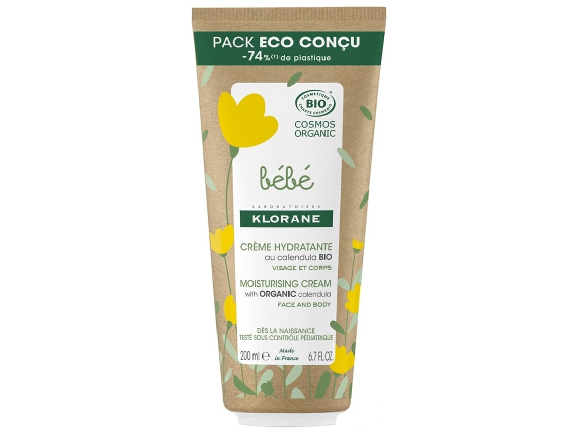 Creme Hidratante Bebê Orgânico 200 Ml KLORANE