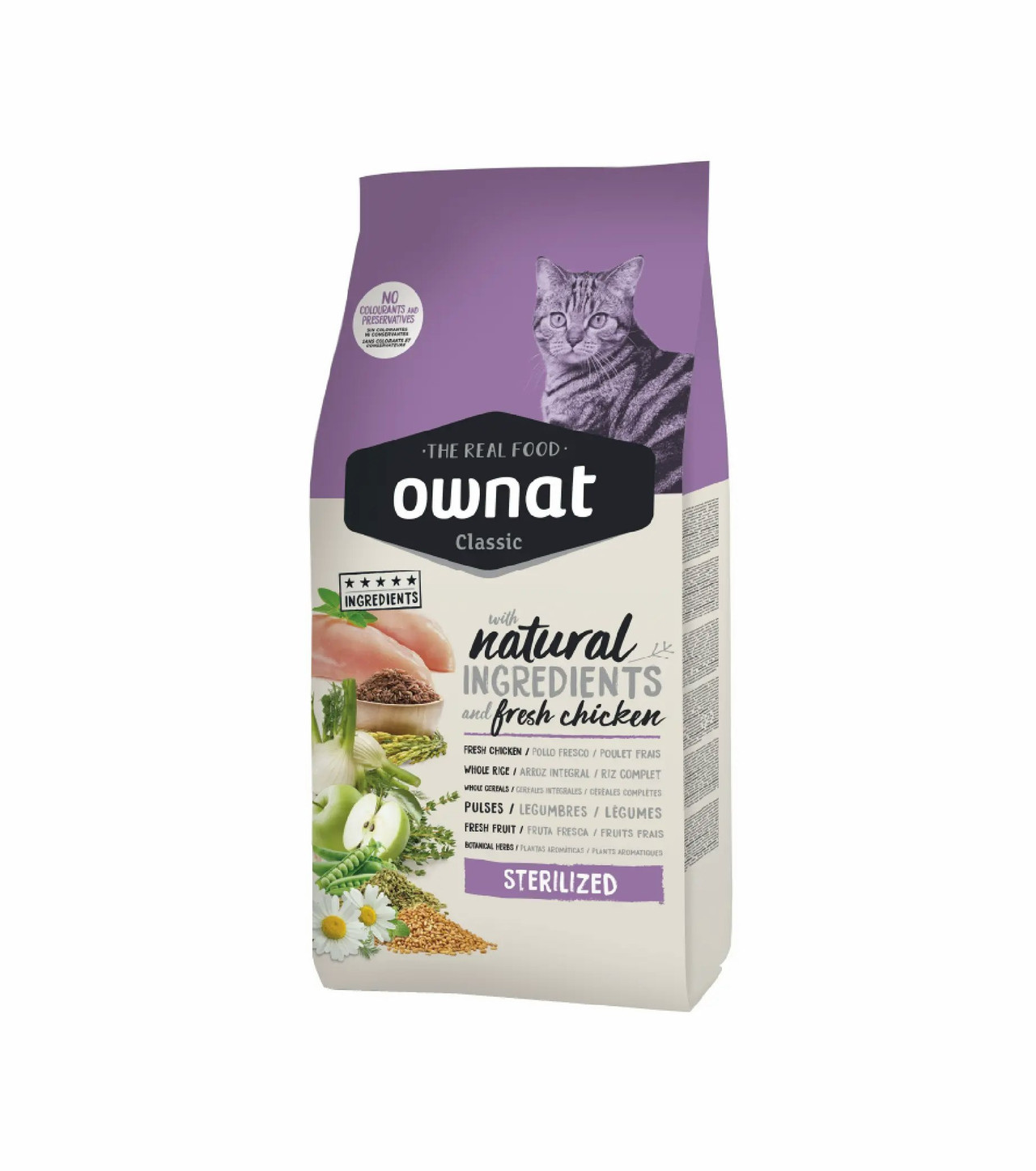 Ownat Classic Sterilized cat food