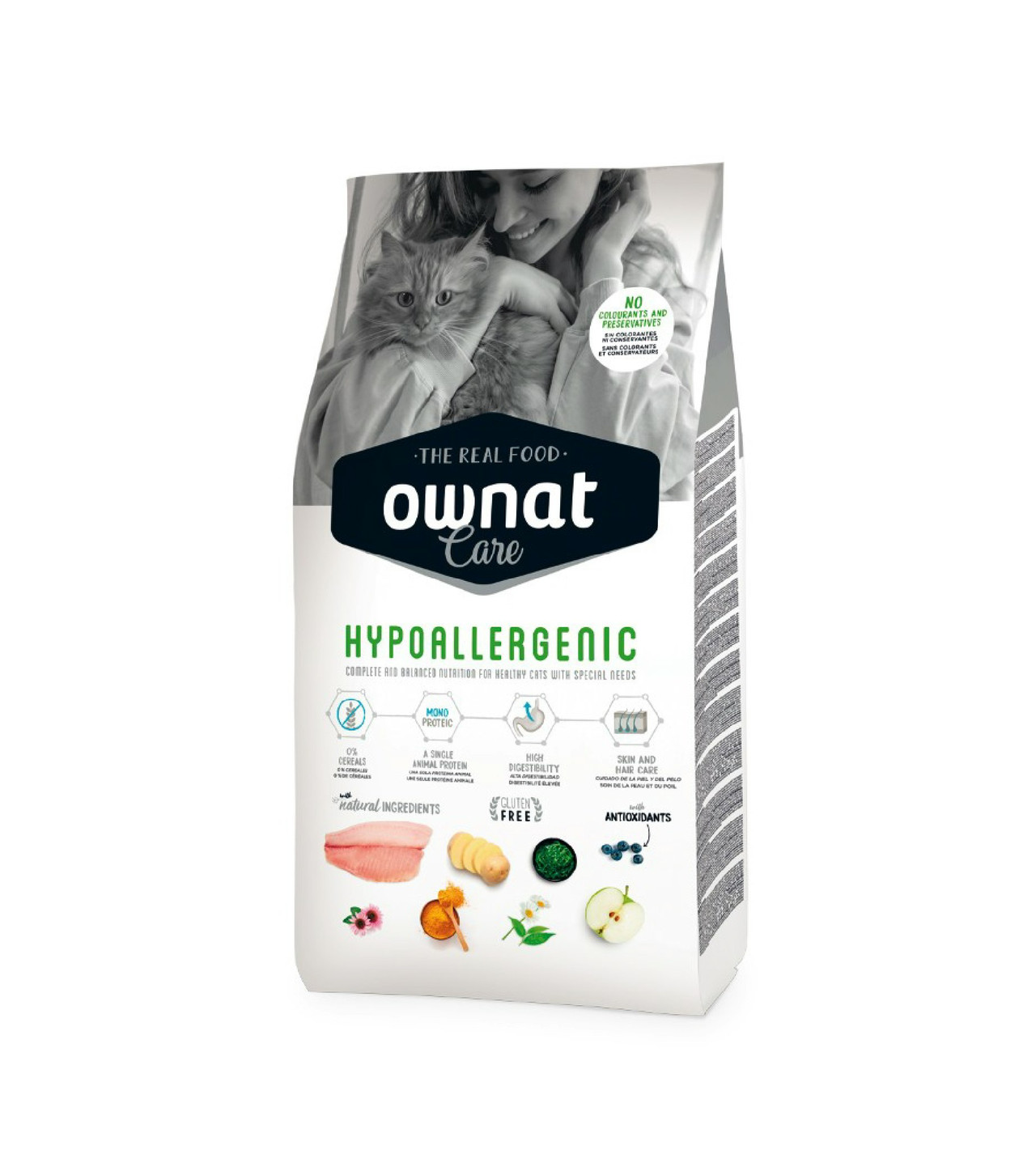 Ownat Care hypoallergenic cat food