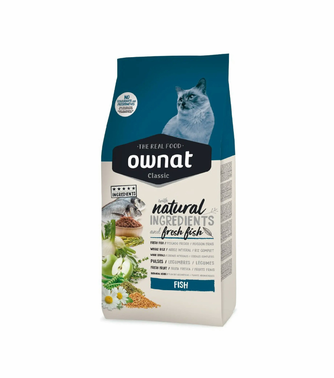 Pienso Classic Fish para gato Ownat