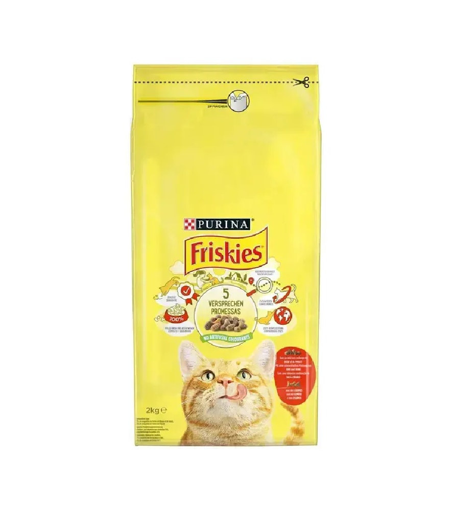 Dry meat cat food Beef and Chicken