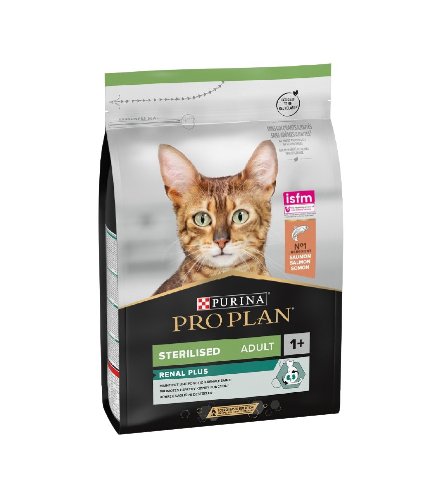 Sterilized Renal Plus alimento para gato Salmón