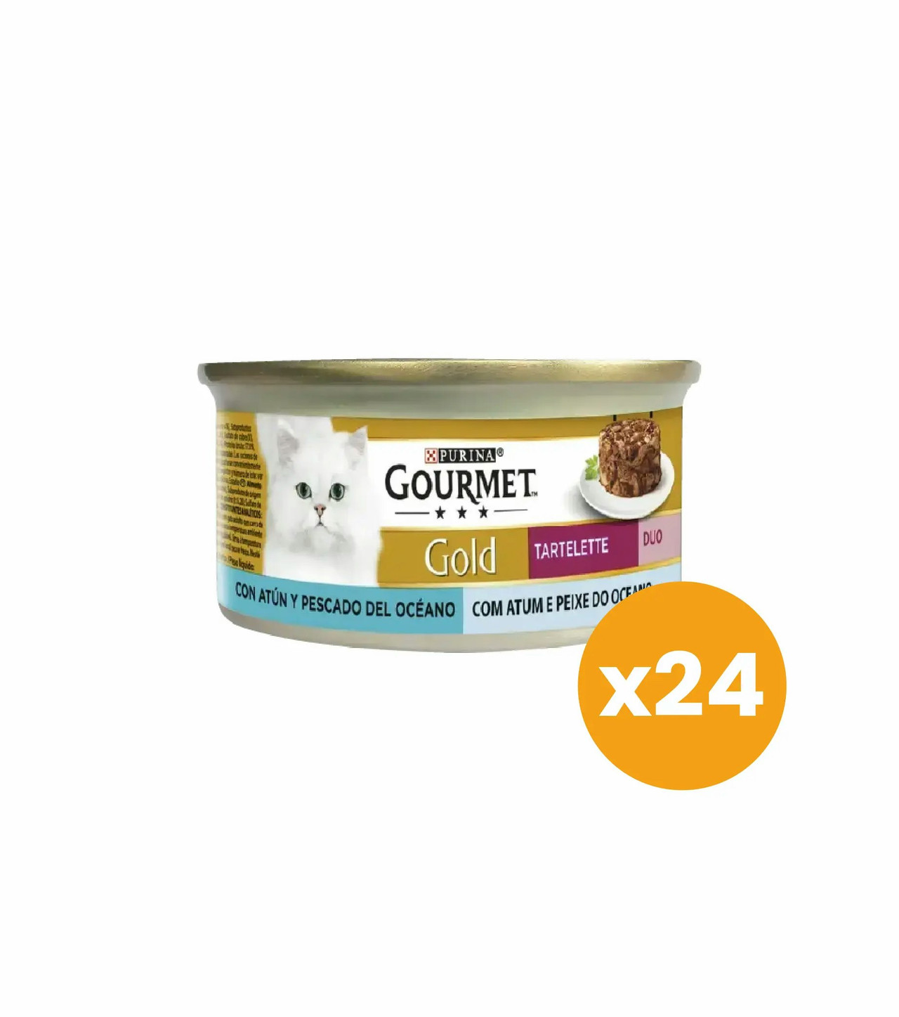 Wet cat food Tartelette Tuna and Ocean Fish 24 x 85g
