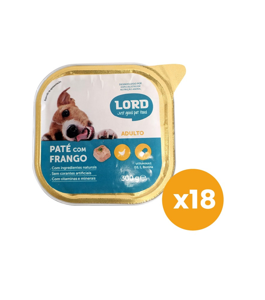 Paté de pollo para perros y gatos 300 g lata