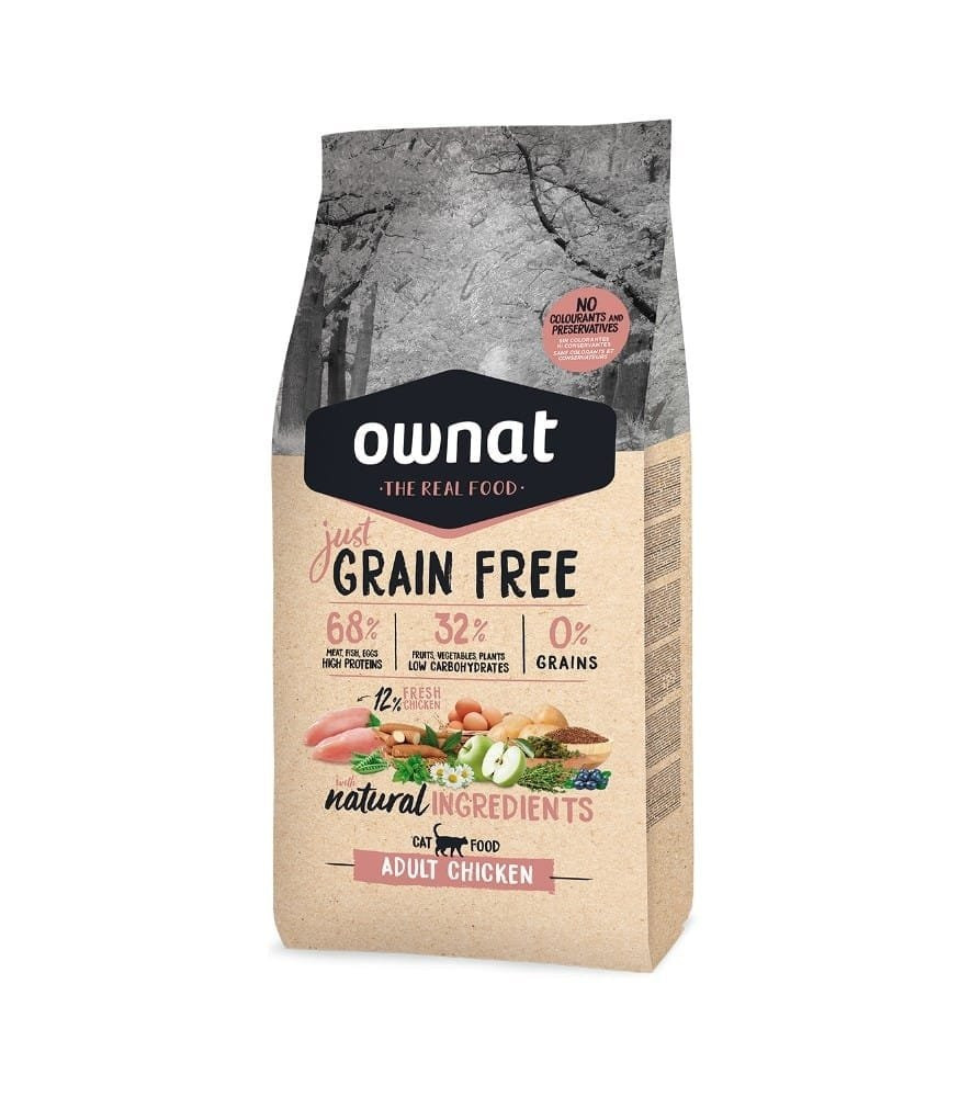 Just Grain Free Adult Chicken pienso para gato