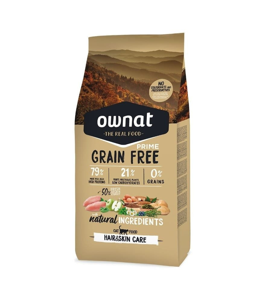 Grain Free Hair & Skin cat food 1kg
