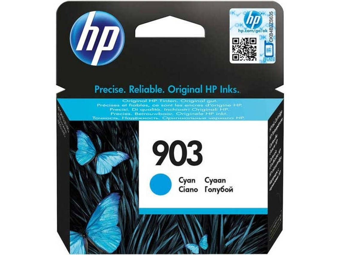 Cartucho de tinta HP T6L87AE cian