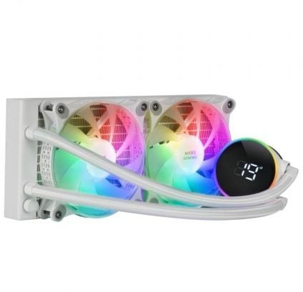Refrigeración Líquida AIO ML-LCD240 con LCD y 2x ventiladores ARGB 120 mm