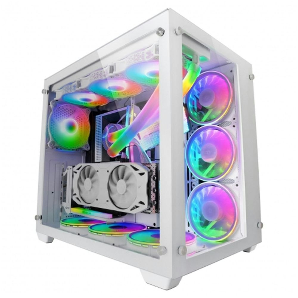 Caja PC XXL E-ATX MARS GAMING blanca