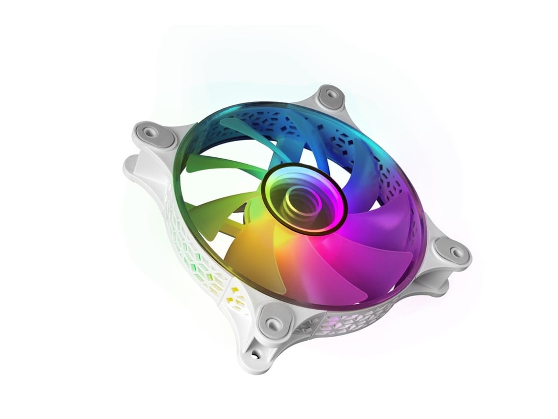 Ventilador ARGB 360° con tres ventiladores 120 mm y efecto espejo infinito