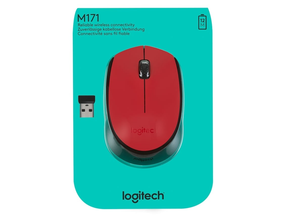 Wireless M171 mouse red