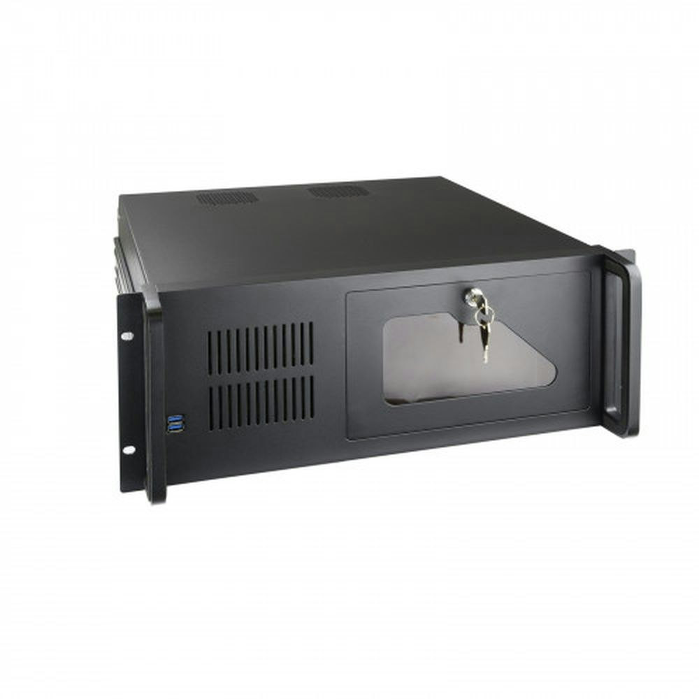 Wall-mount 4U rack RACK-406N-USB3 black
