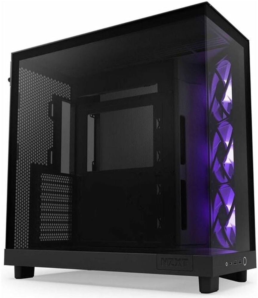 H6 Flow RGB ATX mid-tower case black tinted glass