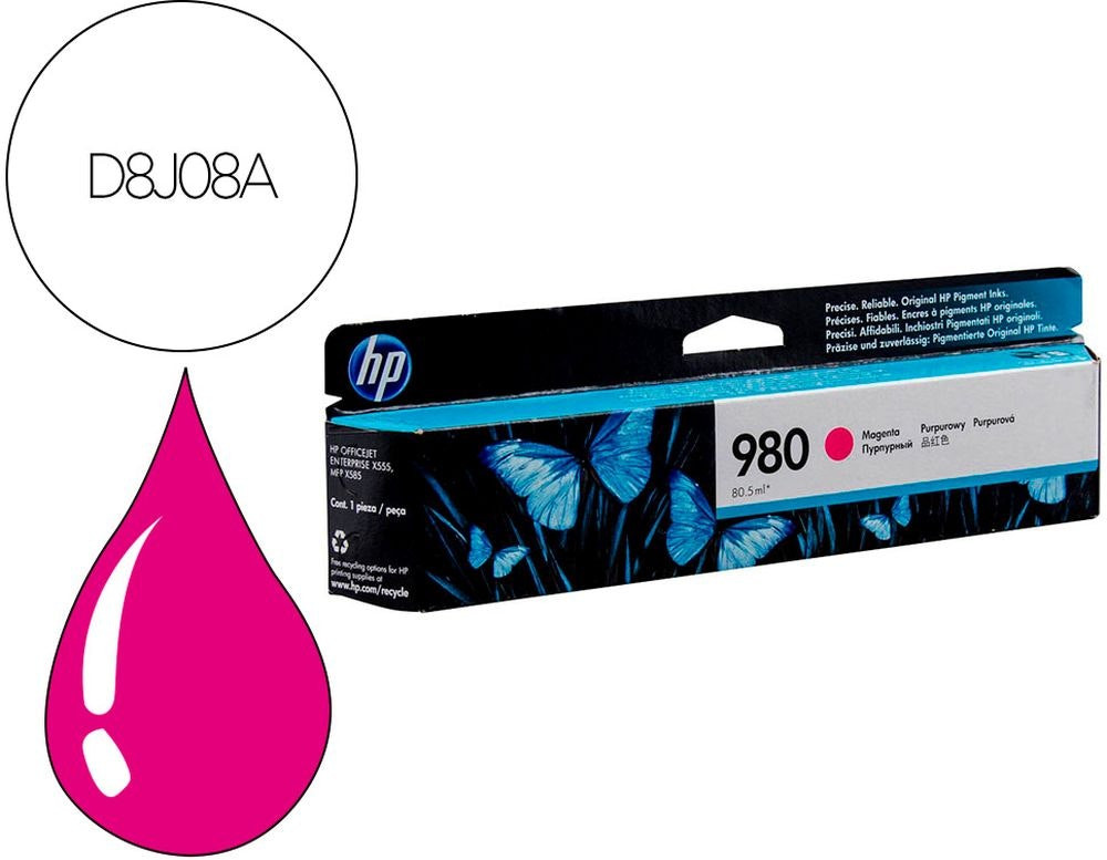 HP 980 Magenta Ink Cartridge