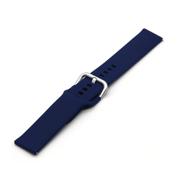 Replacement silicone strap for Huawei Watch 3 Elite SmoothSilicone Dark Blue