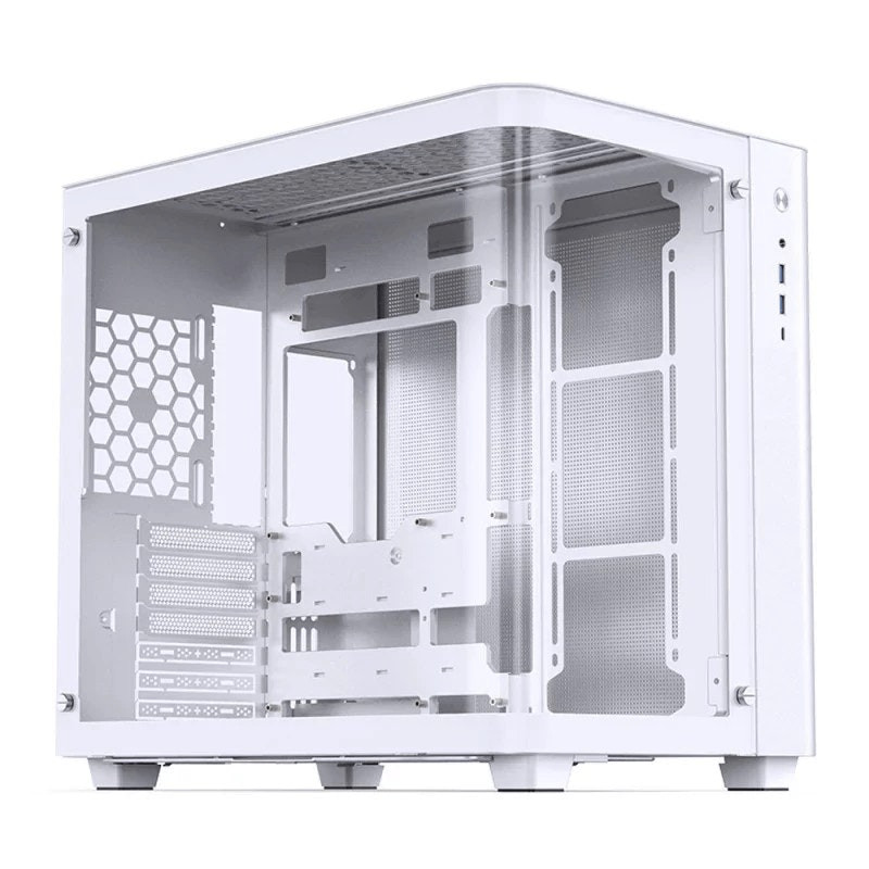 Torre JONSBO TK-3 ATX con vidrio templado curvo y panel frontal USB-C