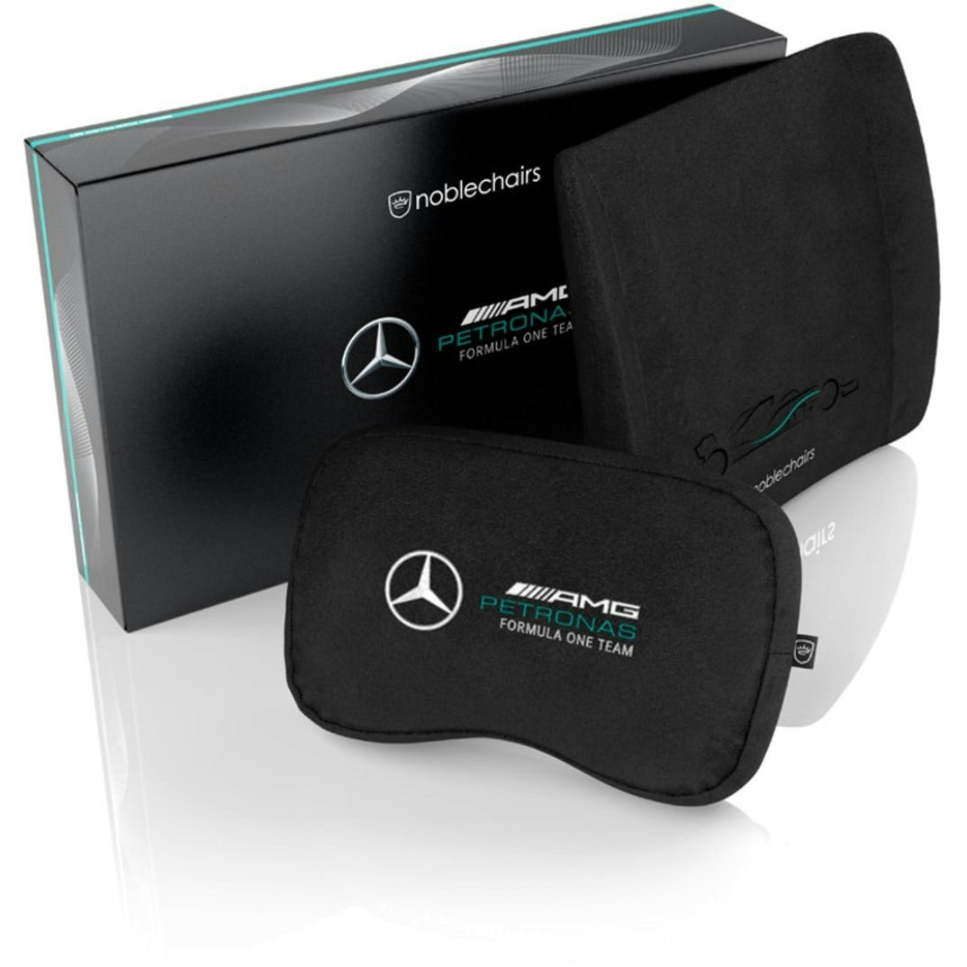 Set de cojines memory foam cuello y lumbar Mercedes-AMG Petronas