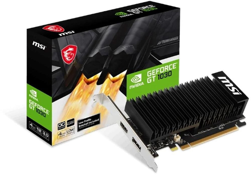 NVIDIA GeForce GT 1030 4GB DDR4 Low Profile OC