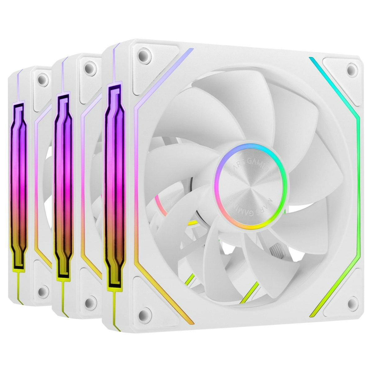 Kit de 3 Ventiladores 120mm ARGB Infinity Mirror PWM