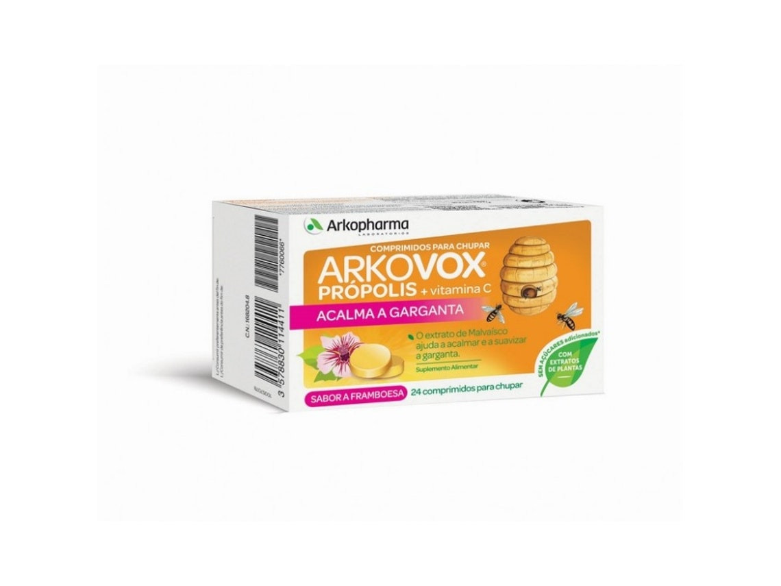 Propóleo y Vitamina C Comprimidos con Frambuesa